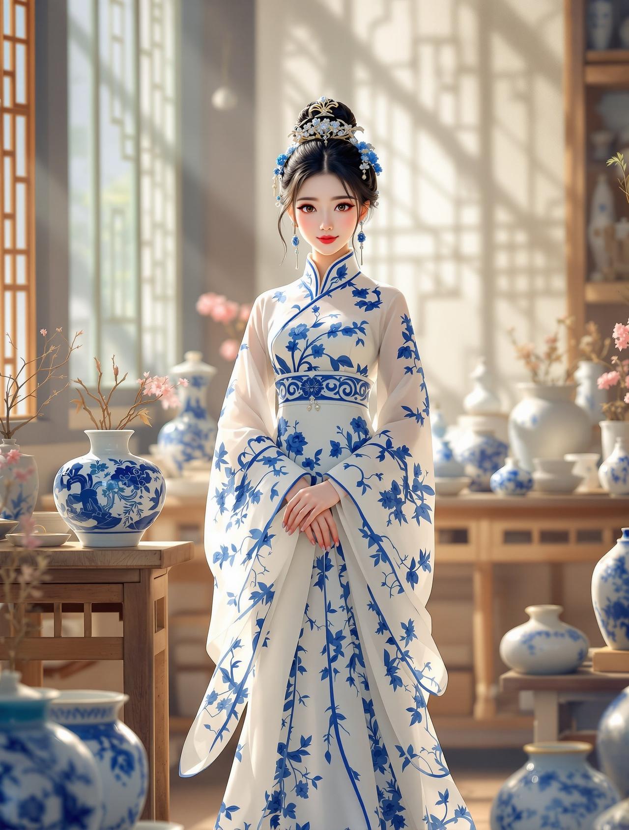 少女动漫 - 青花引